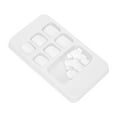 thumbnail image 2 of Ymiko Short Square Fake Nail, False Toe Nails 24 Pcs For Appointments For Parties, 2 of 8