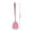 D D, variant on PPgejGEK Heatproof Silicone Spatula Kitchen Tool Fish Scale Pattern Handle Stir Fry Shovel Cooking Spoon Non-Scratch 15.16 Inch