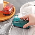 thumbnail image 6 of Clothing Stain Brush, Soft Bristles, Removes Stains, Easy-to-Hold, Scrub Brush for Shoes, Laundry, Countertops, Bathtubs (Green), 4.5x2.2x2.0", 6 of 9