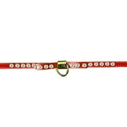 Fancy Rhinestone Collar, Red
