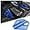 blue, variant on TINKI Engine Bay Panel Cover Compatible with Chevrolet Corvette C8 2020-2023, Aluminum Alloy Rear Engine Covers Left Right Engine Case Guards Protector