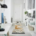 thumbnail image 4 of Yayeee Runner Rug for Bedroom 2'x6' Machine Washable Hallway Non Slip Mat, Animals in A Forest Pattern, 4 of 8