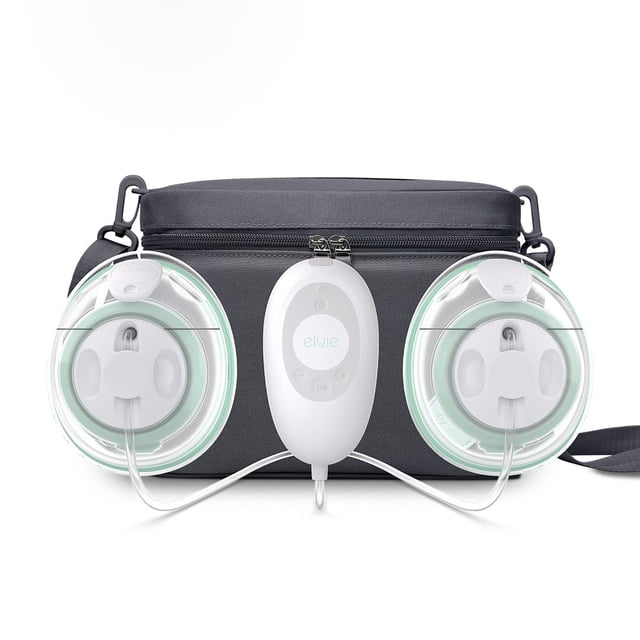 Extractor de leche Elvie Stride Plus controlado por una aplicación de uso hospitalario