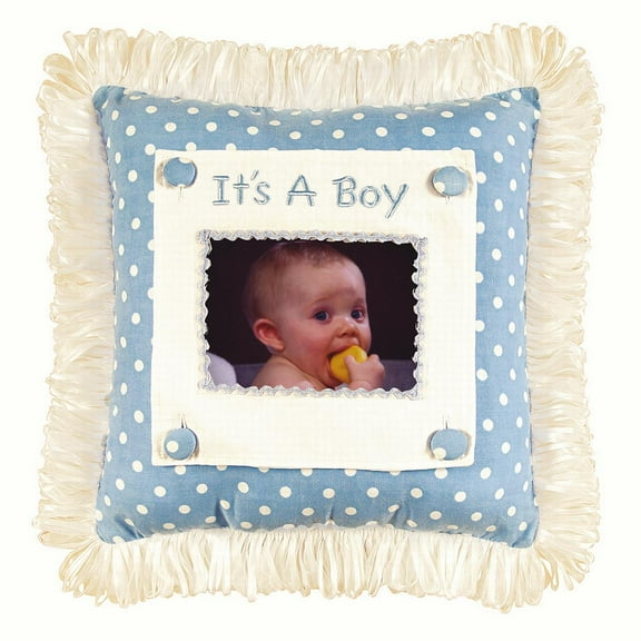 Boy Picture Picture Throw Pillow, 14" x 14"