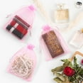 thumbnail image 3 of Pink Organza Bags 4 x 6 in 50PCS, Small Gift Bags for Goodie Candy Jewelry Soap Packaging, Cute Little Mesh Bag Drawstring Bulk for Wedding Birthday Party Favor Baby Shower & Easter Gifts Wrap, 3 of 4