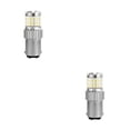 thumbnail image 1 of Riwesomey 2 piezas de lámpara de giro de freno de coche LED DC9-18V bajo consumo de energía DRL luz de marcha atrás piezas de reparación accesorios de luz blanca 2piezas Riwesomey CBP448838, 1 of 5
