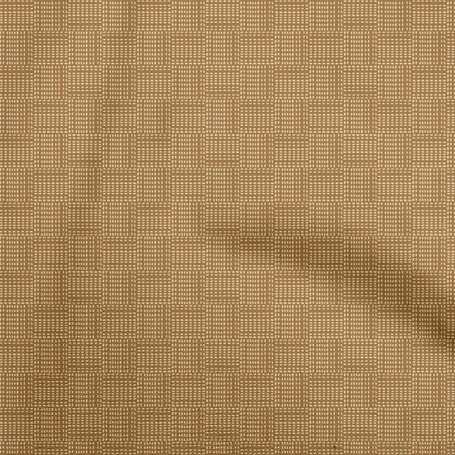 oneOone Silk Tabby Dark Mustard Fabric Geometric Sewing Craft Projects Fabric Prints By Yard 42 Inch Wide
