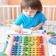 thumbnail image 3 of POINTERTECK Wooden Math Multiplication Board Montessori Children Counting Toy with 1 to 10 Times Table Kids Learning Educational Toys Wooden Interactive Math Board Game for Children Over, 3 of 11