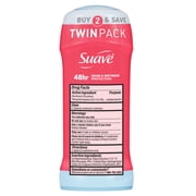 Suave Antiperspirant Deodorant For Women, Wild Cherry Blossom, 2.6 oz Twin Pack