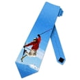 thumbnail image 2 of Skiing Ties Mens Winter Sports Tie Skier Necktie by Three Rooker, 2 of 4