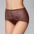 thumbnail image 2 of YDLCAFD Womens Fashion Lace Panties Large Size Sexy Mid Waist Belly Control Lift Briefs, 2 of 5