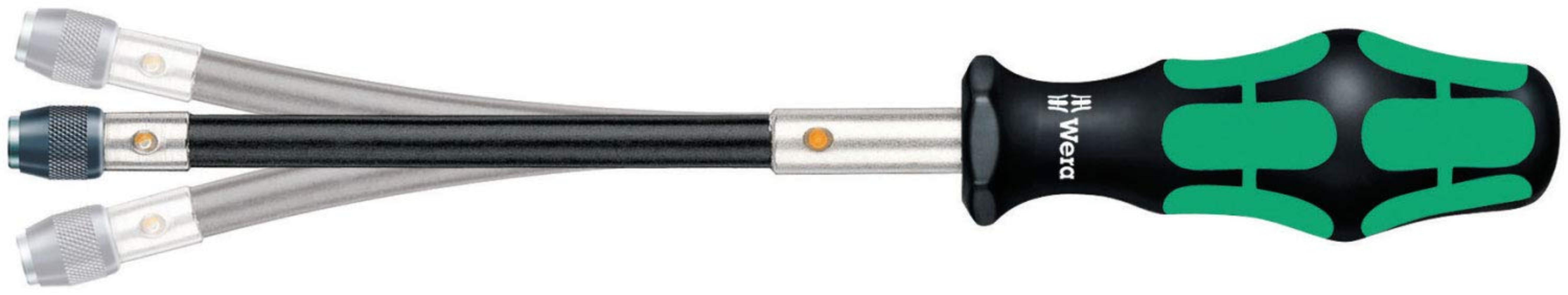 Wera Kraftform 392 Hexagon Flexible Shaft Bitholding Screwdriver 1/4 Head 177mm Blade Length 