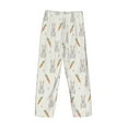 thumbnail image 4 of Kdxio Retro Rabbit Print Men's Sleep Pajama Pant Lounge Pants with Pockets, 4 of 8