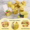 thumbnail image 3 of 50 Pack Small Gift Boxes,2x2x2 inch Favor Boxes,Gold Gift Boxes with Ribbons,Paper Gift Boxes with Lids for Presents,Candy Boxes for Wedding,Party,Christmas,Holidays,Birthdays,Baby Shower, 3 of 7