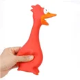 thumbnail image 2 of Ftwujt Rubber Chicken Squeaky Dog Toys, Dog Toys, Chicken Toys, Dog Squeaky Toys, Squeaky Dog Toys, Squeaky Toys for Dogs Small, Medium or Large Pet Breeds, Play Fetch, Reduce Separation Anxiety-Red, 2 of 13