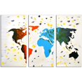thumbnail image 3 of Omax Decor A 3404 Oceans Original Painting on Canvas - Set of 3, 3 of 3