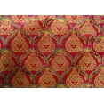 thumbnail image 4 of oneOone Cotton Silk Fabric Damask & Floral Block Printed Fabric 1 Yard 42 Inch Wide, 4 of 4
