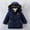 Navy, variant on Teen Boys Ski Jacket Parka Size 5-13Y Winter Fleece Lined Hooded Warm Padded Coat Thicken Outerwear Long Coat Clothes Outdoor Khaki 5-6Years