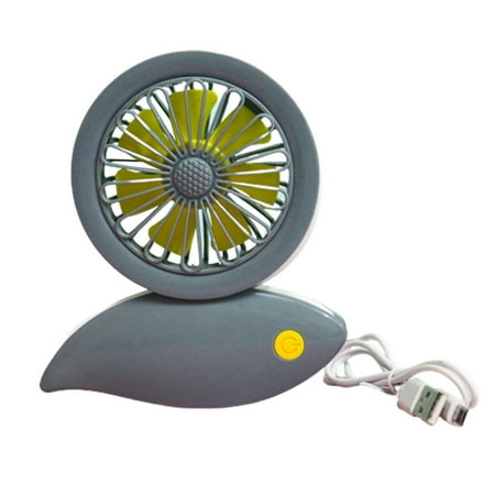 

Creative Handheld Mini Fan USB Rechargeable Mute Desktop Fan for Indoor Outdoor Yellow