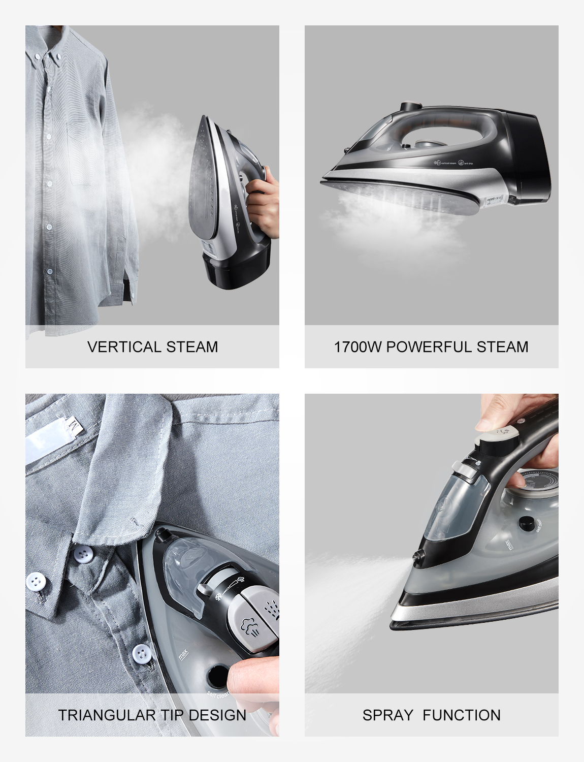 aicok steam iron