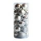 thumbnail image 1 of Paquete de 24 adornos navideños de 30 mm para árbol de Navidad | Bolas colgantes de plástico brillante para decoración navideña | Set de decoración para fiestas y el hogar, 1 of 5