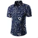 thumbnail image 5 of Camisa Hawaiana Moda Casual Estilo Slim Fit Para Hombre, 5 of 5