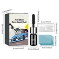 thumbnail image 3 of DPTALR Car Glass Repair Fluid Car Windscreen Cracks Repair Adhesive Care Fluid 3ml., 3 of 9