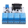 thumbnail image 2 of RS232 Relay Module Opto 4 Channel Serial Port Control Relay Module with 8 Bit MCU SP3232, 2 of 4