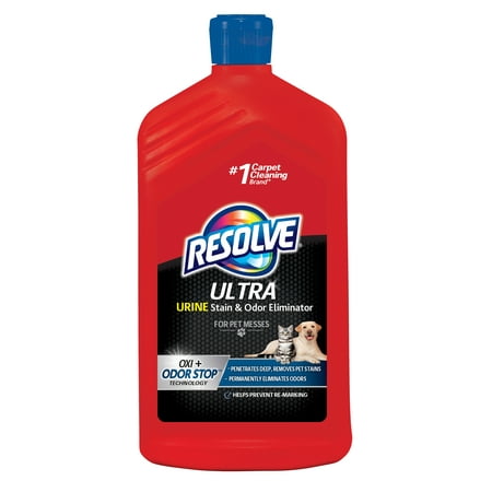 Resolve Ultra Urine Stain & Odor Eliminator For Pet Messes, (Best Way To Clean Pet Urine)