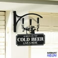 thumbnail image 3 of Handmadetneonsign Beer Hanging Sign, Beer Bar Outdoor Hanging Sign, Beer Bar Pub Metal Business Sign 95570, 3 of 5