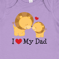 thumbnail image 4 of Inktastic I Heart My Dad Lion and Cub Boys or Girls Baby Bodysuit, 4 of 5