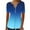 Blue, variant on Fesfesfes Women Plus Size Short Sleeve Tops Fashion Women Summer Causal Printing Short Sleeve V-Neck Top Blouse T-Shirt T-Shirts for Women 14(XXXL)