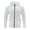 White, variant on Athletic Mens Legend Tech Full-Zip Fleece Jacket Men's Solid Color Long Sleeved Hooded Zipper Cardigan With Elastic Fleece Lining Sports Top Jacket Black M