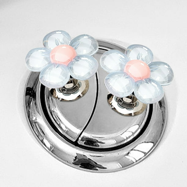 RKSTN chamber pot button Cute Flower Toilet Button Nail Art Special Bathroom Tank Open Gate Pushbutton Universal Toilet Pushbutton
