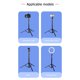 thumbnail image 2 of Ndcxsfigh Trípode Telescópico Ajustable Extensible Con Disparador 4 Secciones para Soporte Cámara, 2 of 9