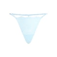 thumbnail image 5 of Joyspun Women's Bridal Lace and Satin Thong Panties, 2-Pack, Sizes XS-3XL, 5 of 6