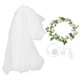 thumbnail image 2 of Toldo Para Cama De Bebé, Mosquitera De Cama De Princesa Blanca Ligera De Fácil Instalación Decorativa Para Dormitorio Ccdes Kids Bed Canopy, 2 of 8