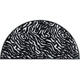 thumbnail image 1 of Animal Collection Custom Size Animal Print Area Rug for Living Room, Dining Room, Kitchen, Bedroom, Kids, Zebra Migrant Beauty - 66" x 132" Half Round, 1 of 1
