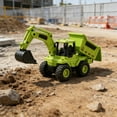 thumbnail image 2 of Alloy Forklift Model Engineering Vehicle Simulation Loader Bulldozer Dump Truck Excavator for Realistic Play, 2 of 7