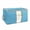 Blue, variant on Deago 3 Pack Foldable Storage Bag, Large Capacity Clothes Organizers with Clear Window, Sturdy Zipper and Reinforced Handle for Comforters, Pillow, Blankets (Gray, 60L)