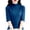 Dark Blue, variant on TGPMGRZ Women's Short Sleeve Sweaters Casual Basic Solid Color Half Turtleneck Pullover Sweater Tops, Pink M