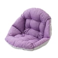 thumbnail image 4 of Cojín de repuesto para hamaca, silla colgante, cojín de asiento para cesta, almohadilla de asiento para el hogar, patio, oficina, sala de estar. Violeta, 4 of 8