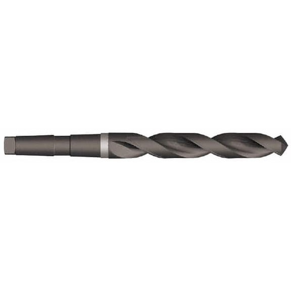 33/64", 1MT 118 Point High Speed Steel Taper Shank Drill Bit