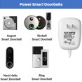 thumbnail image 3 of 24 Volt Transformer, C-Wire Power Adapter for Ecobee Nest Honeywell Emerson Sensi, Ring Doorbell Pro, Nest Hello, Skybell, Smart WiFi Thermostat and Doorbell Transformer, 25 ft Cable, 3 of 10