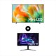 thumbnail image 1 of Combo TV Samsung 75" Mini Led M80HAF Vision AI 4K + Monitor Gamer 27'' Odyssey G3 FHD VA Curvo 180Hz, 1 of 5