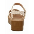 thumbnail image 4 of London Rag Sephone Woven Square Toe Womens Wedges, 4 of 9