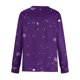 thumbnail image 5 of Pntutb Camisas para mujer Blusa regular estampada con cuello redondo y manga larga con estampado navideño Pntutb Pntutb-1112, 5 of 5