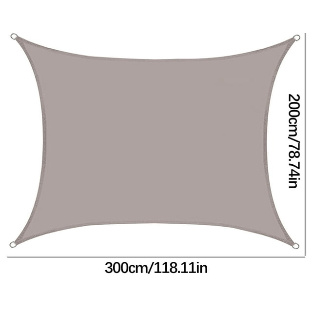 Birdeem 2X3 Meter Sunshade Garden Courtyard Sun Shade-Sail Patio Outdoor Top Canopy Rectangle Cover for Garden
