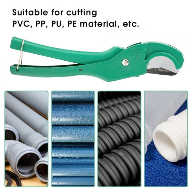 Cortador de Tubbería de Pvc Corporal de Aleacio de Aluminio Con Alto Corte de Precisión, Tinte de Trinquete Herramienta de Mano para Cortar Tomo para PVC, PP, PU