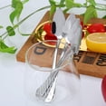 thumbnail image 4 of Juego de 6 Cucharas de Pomelo de Acero Inoxidable Semidentadas - Vintage - Regalo para la Cocina oso de fresa Electrónica, 4 of 5